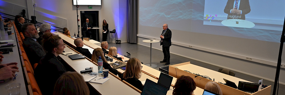Morten Høglund, Chair of the Arctic Council Senior Arctic Officials, gave an opening speech.