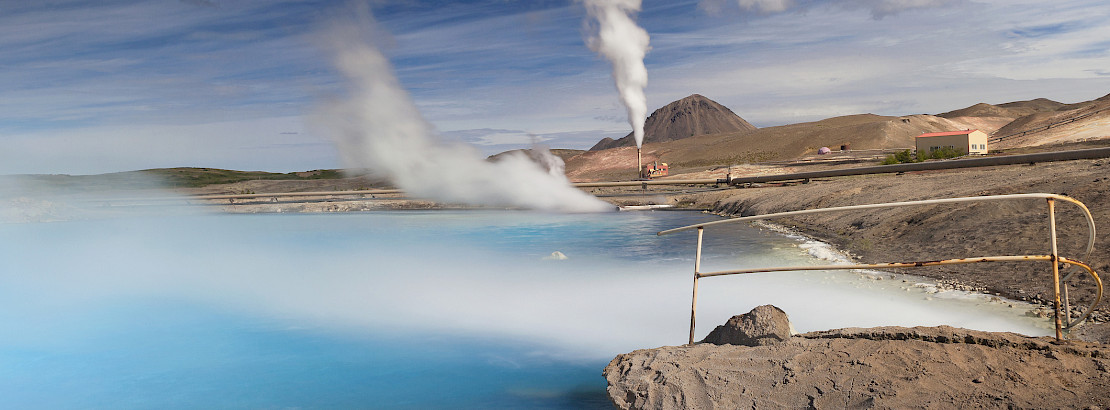 Geothermal power, Iceland.