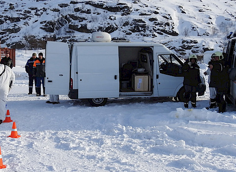 Radiation emergency exercise at Rosatom State Nuclear Energy Corporation Centre, Russia