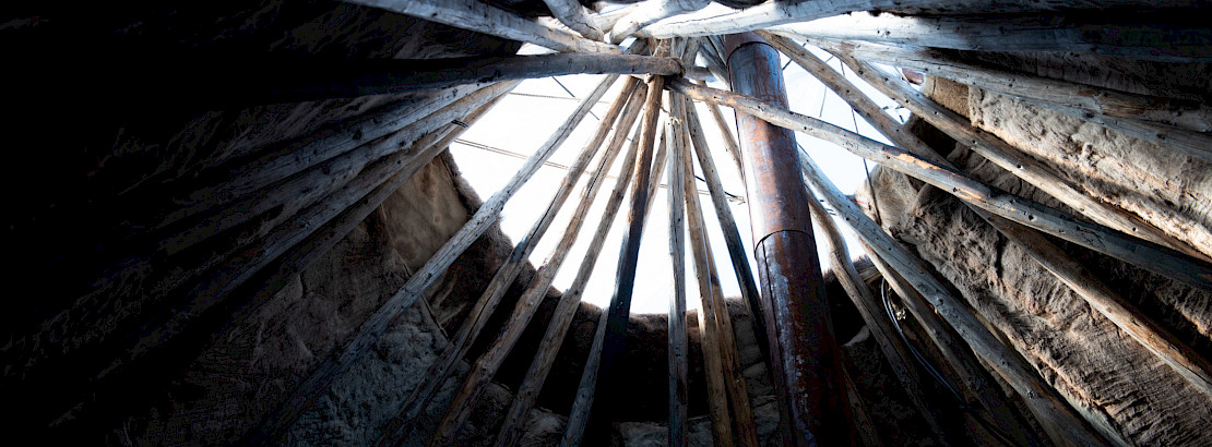 Tent Chimney, Salekhard, Russian Federation, 25 March 2017